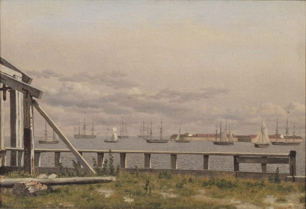 Vista dalle fornaci da calce a Copenaghen - Museo Nazionale, Stoccolma